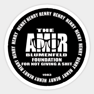 Amir Blumenfeld Foundation Sticker